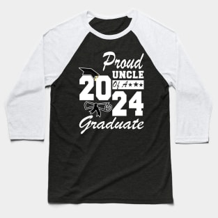 Proud Unlce of a 2024 Graduate Class of 2024 Graduation Baseball T-Shirt